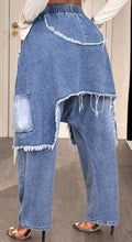 Load image into Gallery viewer, Double Denim Harem pants