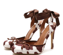 Load image into Gallery viewer, Cow print ballerina